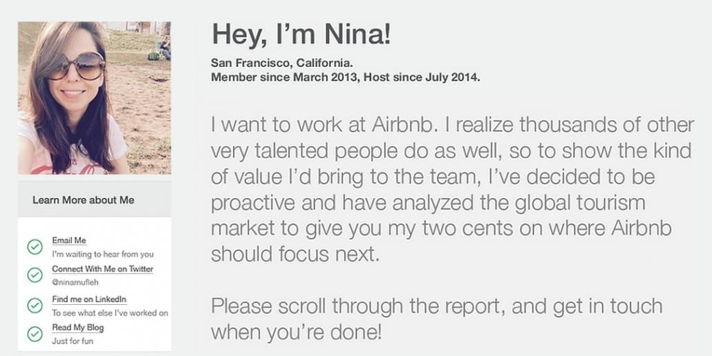 הרזומה שהפיל את חברת Airbnb מהרגליים